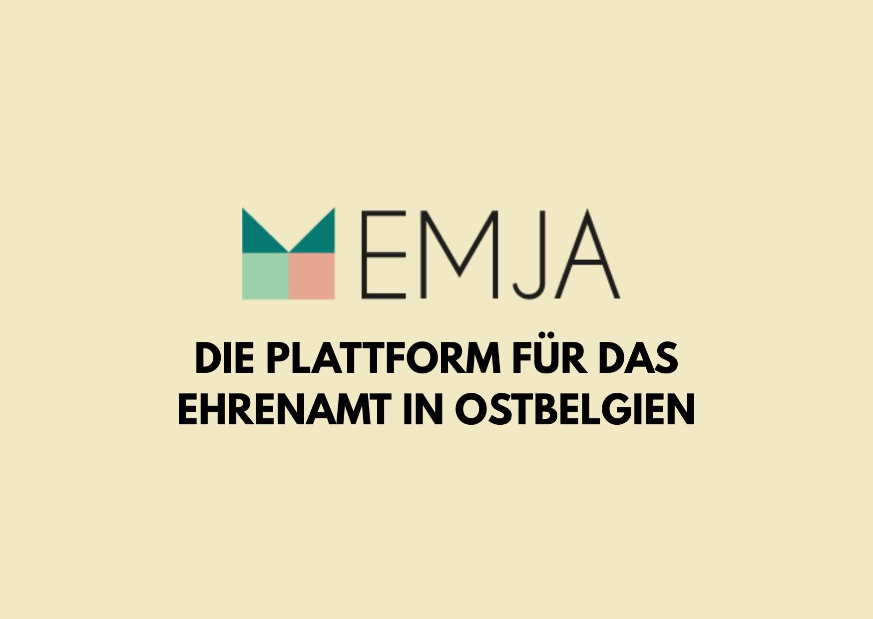 EMJA – Die Plattform für das Ehrenamt in Ostbelgien