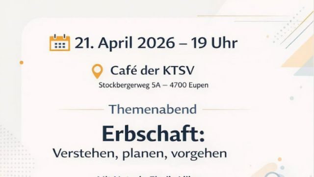 Themenabend am 21. April - 