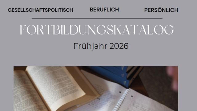 Fortbildungskatalog im Frühjahr - 
