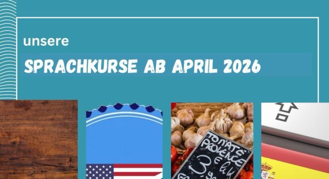 Sprachkurse ab April - 
