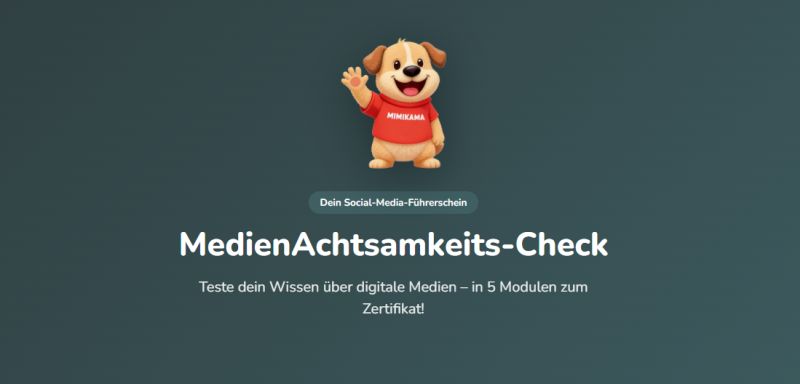 Medienachtsamkeits-Check mit Zertifikat